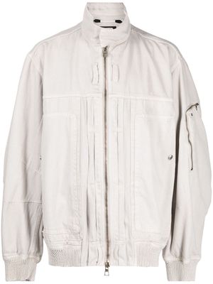 SONGZIO Harrington cotton bomber jacket - Grey