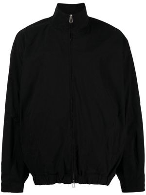 SONGZIO high-neck two way-zip jacket - Black