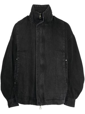 SONGZIO hooded bomber jacket - Black
