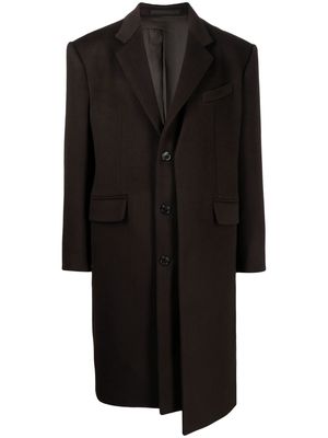 SONGZIO layered single-breasted coat - Brown