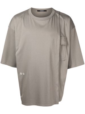 SONGZIO Multi layered short-sleeve T-shirt - Grey