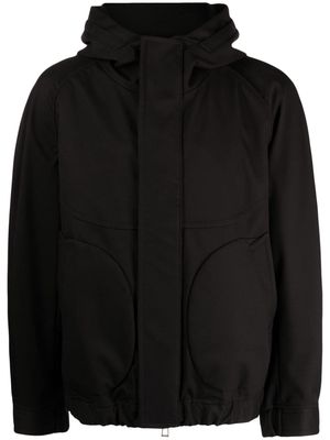 SONGZIO panelled hooded jacket - Black