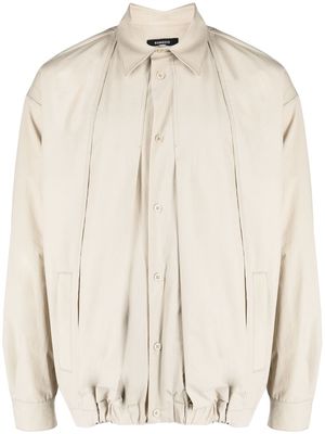 SONGZIO panelled shirt jacket - Neutrals