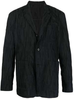 SONGZIO single-breasted button-fastening blazer - Black