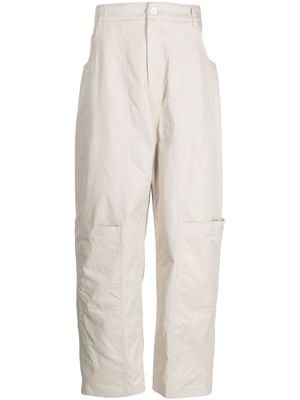 SONGZIO straight-leg cargo trousers - Neutrals