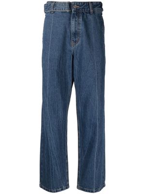 SONGZIO straight-leg cropped jeans - Blue