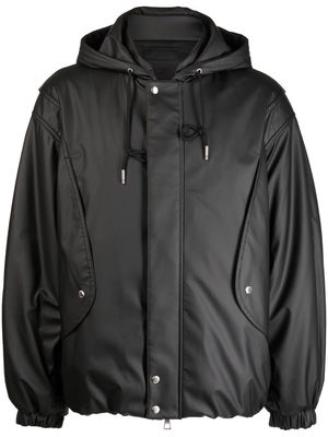 SONGZIO volume cocoon hooded jacket - Black