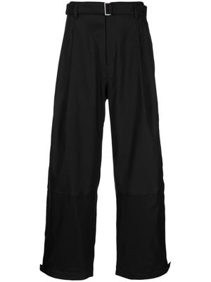 SONGZIO wide-leg belted trousers - Black