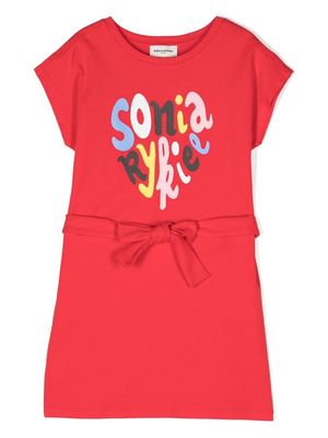 SONIA RYKIEL ENFANT graphic-print T-shirt dress - Red