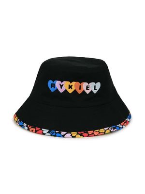 SONIA RYKIEL ENFANT reversible cotton bucket hat - Black