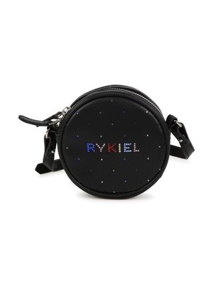 SONIA RYKIEL ENFANT rhinestone-embellished crossbody bag - Black