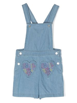 SONIA RYKIEL ENFANT sleeveless short dungarees - Blue