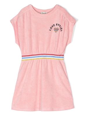 SONIA RYKIEL ENFANT sleeveless terry-cloth dress - Pink