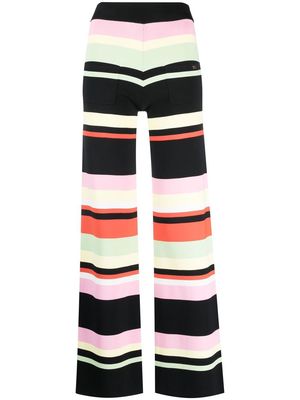 Sonia Rykiel high-waist striped pants - Black