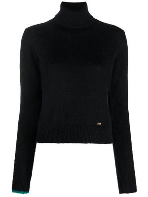 Sonia Rykiel roll neck long-sleeved jumper - Black