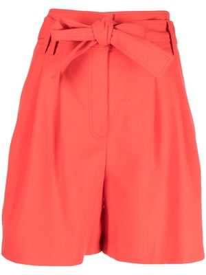 Sonia Rykiel waist-tie tailored shorts - Orange