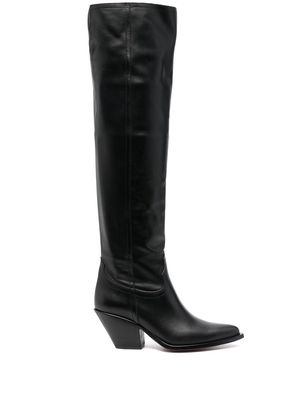 Sonora Acapulco 80mm pointed-toe boots - Black