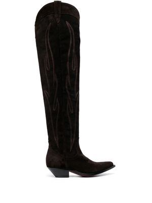 Sonora Hermosa 50mm knee-high boots - Brown