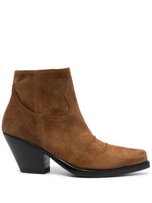 Sonora Jalapeno 60mm suede boots - Brown