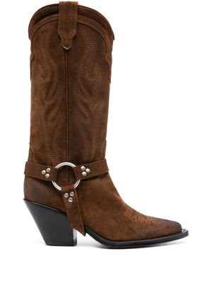 Sonora Santa Fe 80mm suede boots - Brown