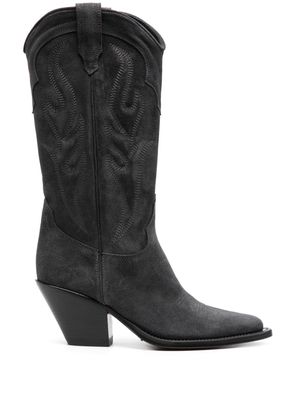 Sonora Santa Fe suede boots - Black