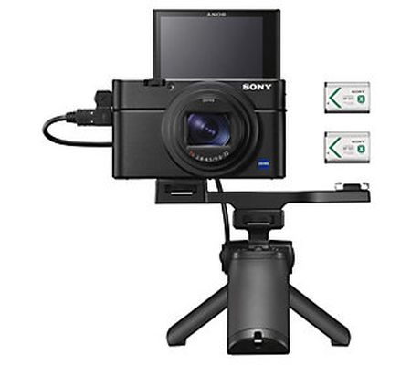 Sony Cyber-Shot RX100 VII Camera w/ Shooting Gr ip Kit Bundle