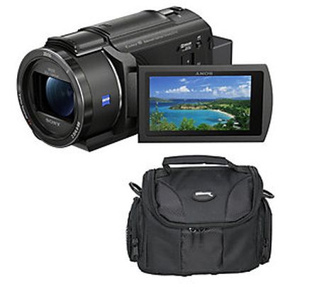 Sony FDR-AX43 UHD 4K Handycam Camcorder Bundle