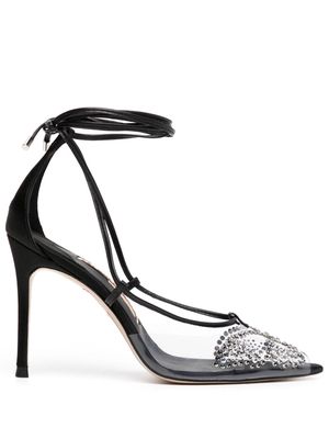 Sophia Webster 90mm Aria crystal-embellished pumps - Black