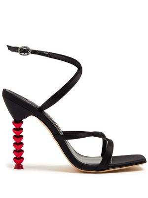 Sophia Webster Aphrodite 100mm leather sandals - Black