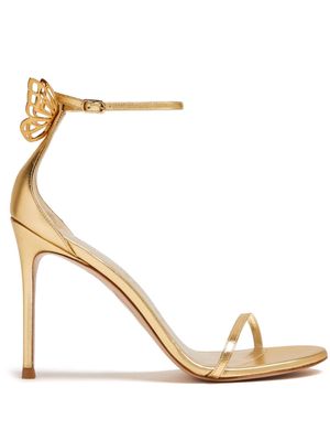 Sophia Webster butterfly-detailed stiletto sandals - Gold