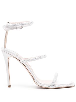Sophia Webster Callista 110mm rhinestone-embellished sandals - White