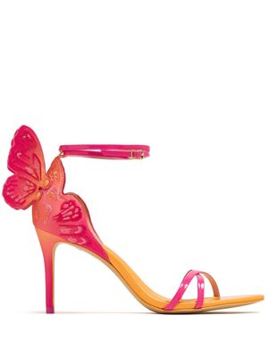 Sophia Webster Chiara leather heeled sandals - Pink