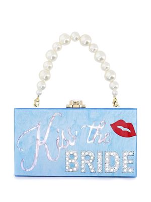 Sophia Webster Cleo Kiss The Bride box clutch bag - Blue