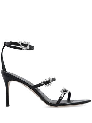 Sophia Webster Grace crystal-embellished sandals - Black