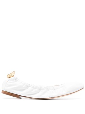 Sophia Webster Mariposa ballerina shoes - White