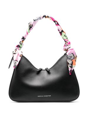 Sophia Webster Mariposa leather shoulder bag - Black