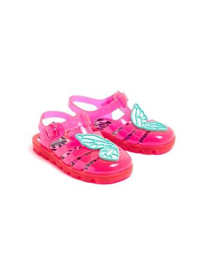 Sophia Webster Mini Diva Butterfly jelly sandals - Pink