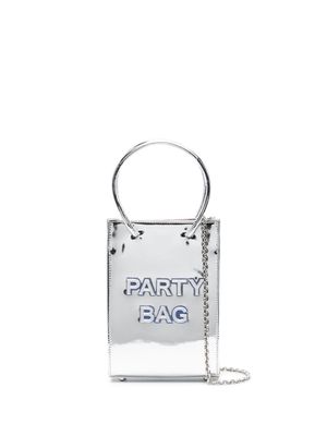 Sophia Webster Party Bag leather mini bag - Silver