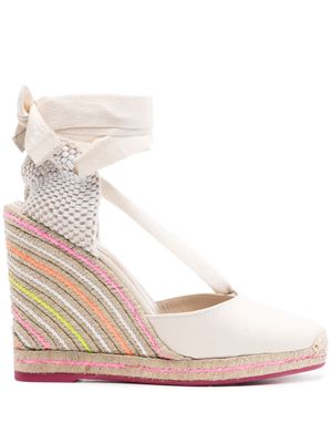 Sophia Webster Valentina 110mm espadrilles - Neutrals