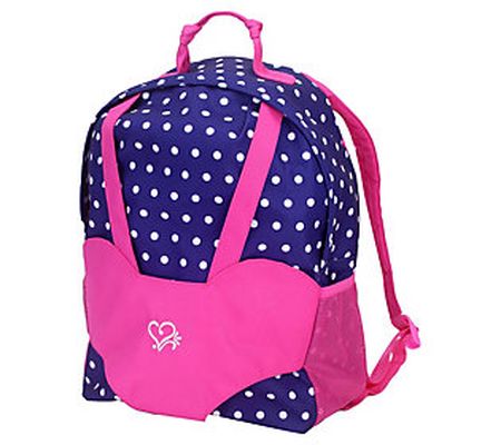 Sophia's 18" Doll Polka Dot Doll Carrier Backpa ck
