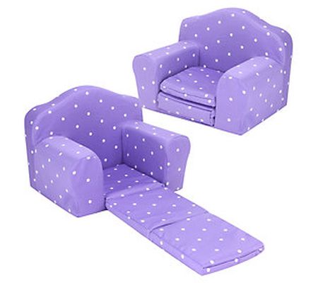 Sophia's 18" Doll Polka Dot Pull Out Chair Bed