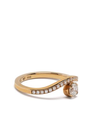 Sophie Bille Brahe 18kt yellow gold diamond ring