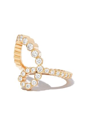 SOPHIE BILLE BRAHE 18kt yellow gold Ensemble twist diamond ring