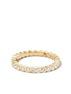 SOPHIE BILLE BRAHE 18kt yellow gold Mon Cher Croissant diamond eternity ring