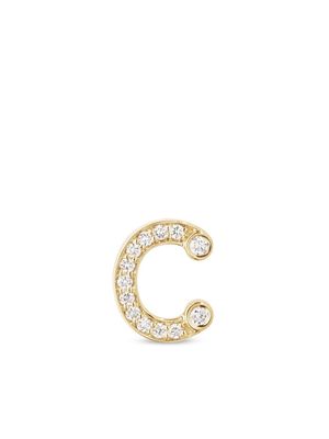 Sophie Bille Brahe 18kt yellow gold Petite C stud earring