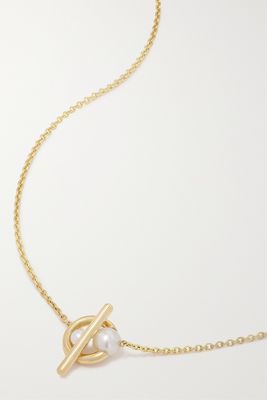 Sophie Bille Brahe - Claudia 14-karat Gold Pearl Necklace - one size