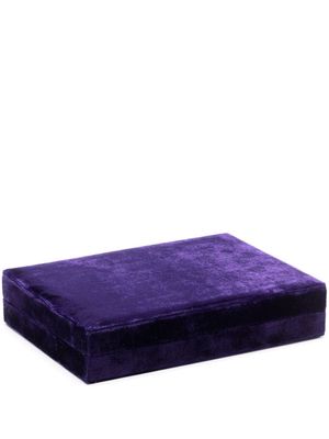 Sophie Bille Brahe Trésor velvet jewellery box - Purple