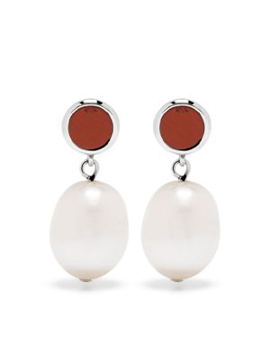 Sophie Buhai Neue pearl earrings - Red
