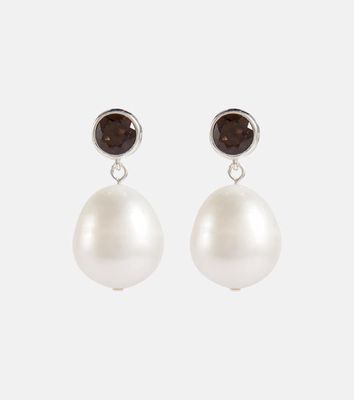 Sophie Buhai Neue quartz and pearl earrings