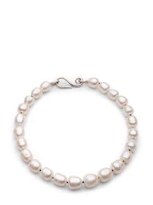 Sophie Buhai sterling silver Deco pearl necklace - White